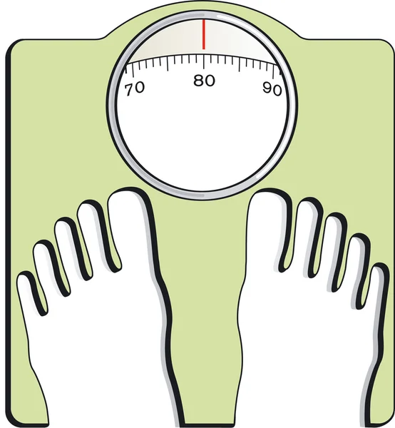 Gewicht, omvang — Stockvector