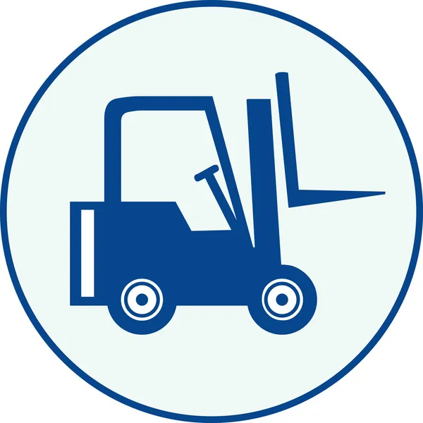 Forklift — Stok Vektör