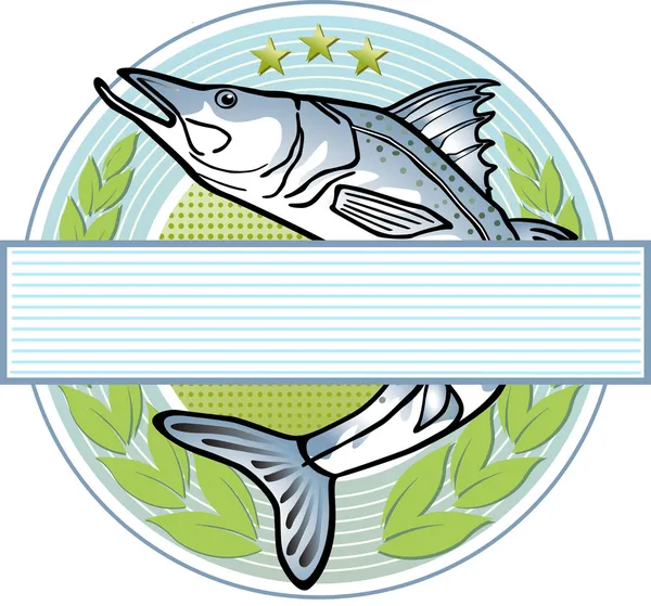 Rybak logo — Wektor stockowy