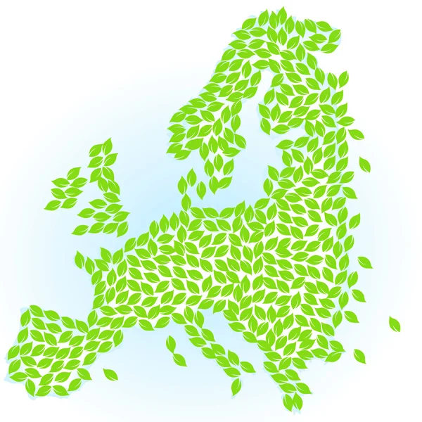 Foliate ヨーロッパ — ストックベクタ
