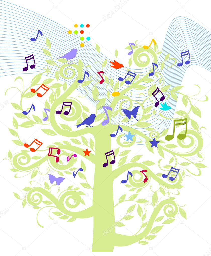 Sheet music tree