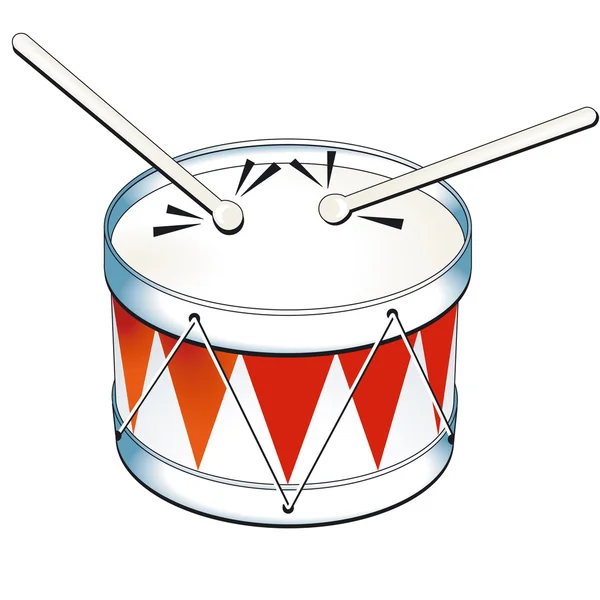 Жестяной барабан — стоковый вектор