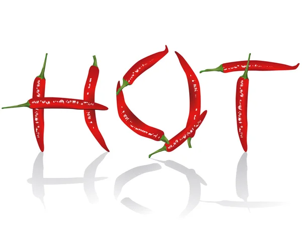 Hot chili — Stock Vector