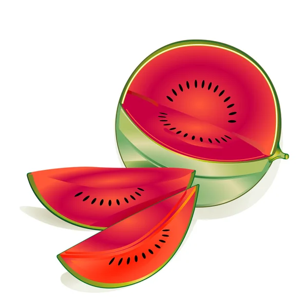 Melon d'eau — Image vectorielle