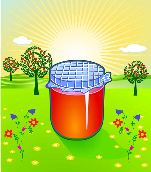The land of jam — Stock Vector