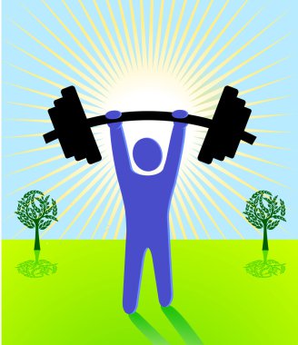 Weight lifting clipart