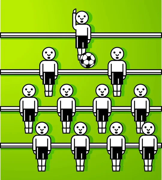 Stolní fotbal — Stockový vektor
