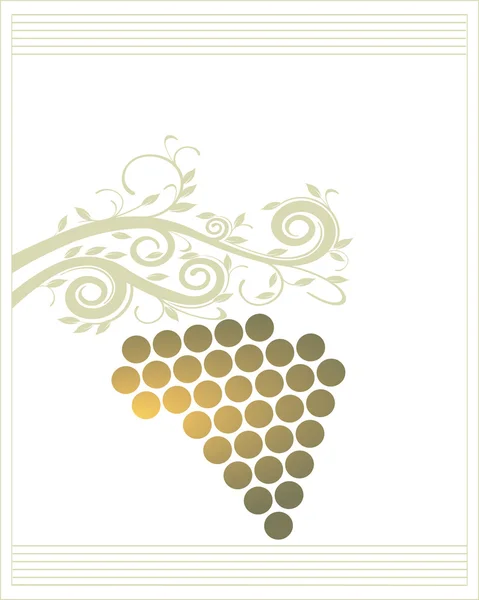Vin doré — Image vectorielle