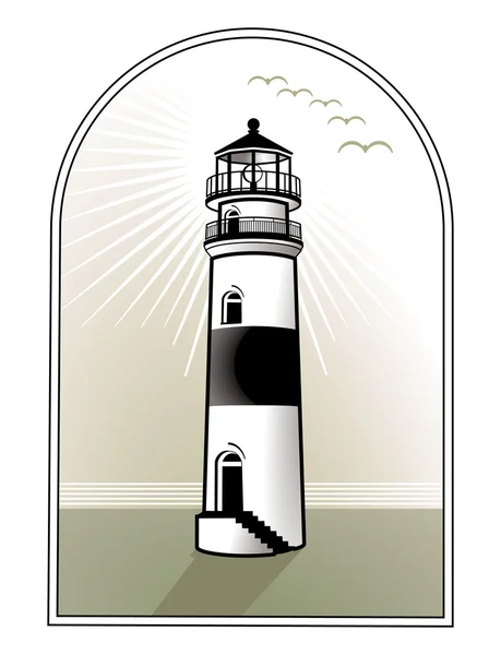 Логотип Light House — стоковый вектор