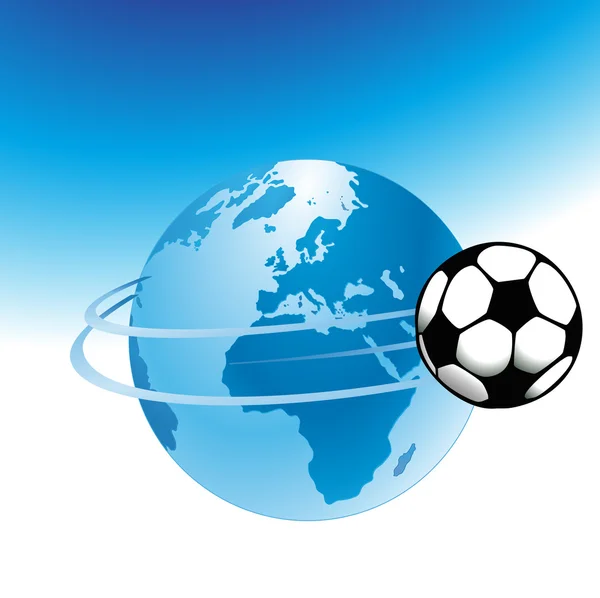 全球足球 — 图库矢量图片