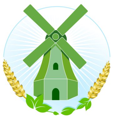 Green windmill