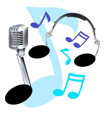 Blue note clipart