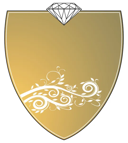 Знак золотого ювелира — стоковый вектор