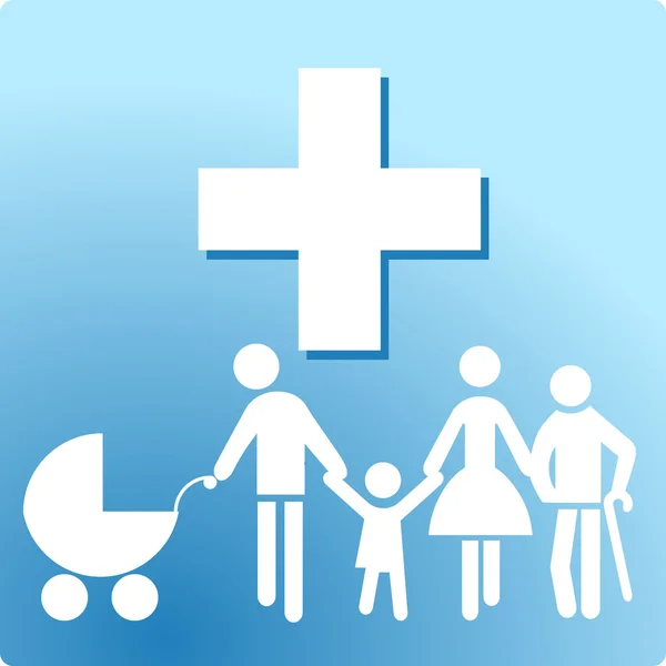 Οικογενειακή κλινική — Διανυσματικό Αρχείο