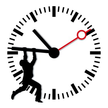 To stop the time of day clipart