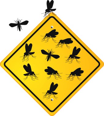 Mosquito Sign clipart