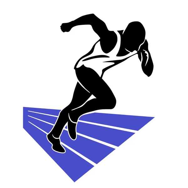 Runner Sprint — Stockvector