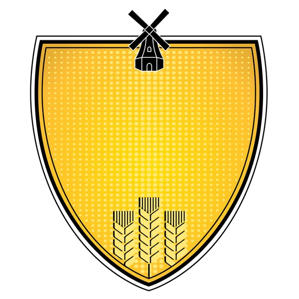 Emblema del grano — Vettoriale Stock