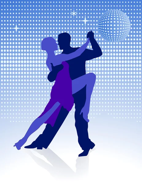 Vers minuit tango — Image vectorielle