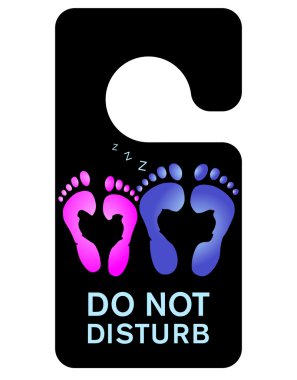 Not disturb clipart