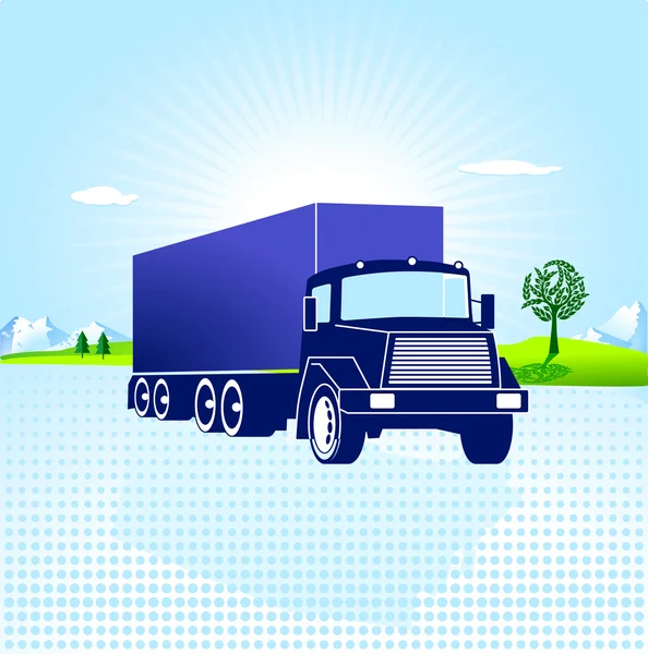 Transporte e logística — Vetor de Stock