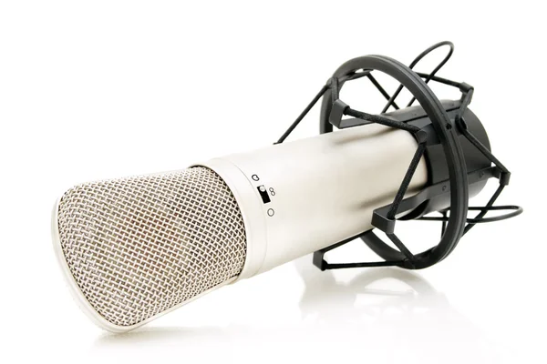 Stock image Microphone on white background