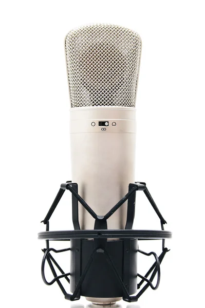 stock image Microphone on white background