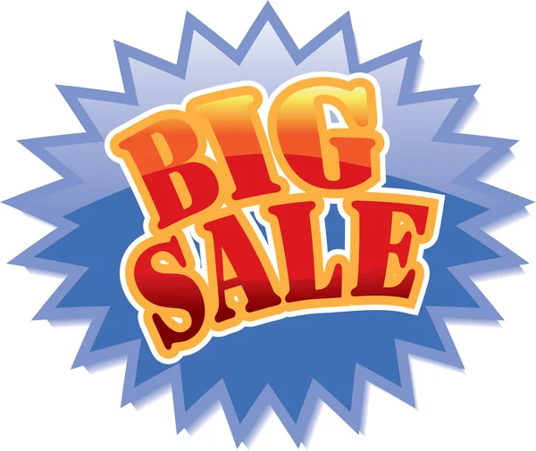 Big Sale label — Stock Vector