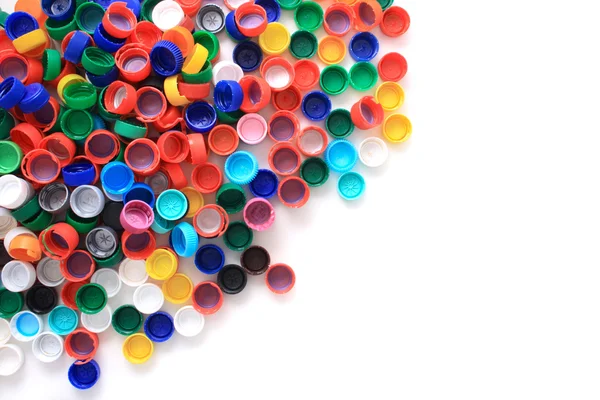 Műanyag színes háttérrel — Stock Fotó