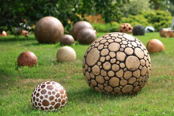 Esferas en el parque — Foto de Stock