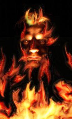 Fire evil clipart