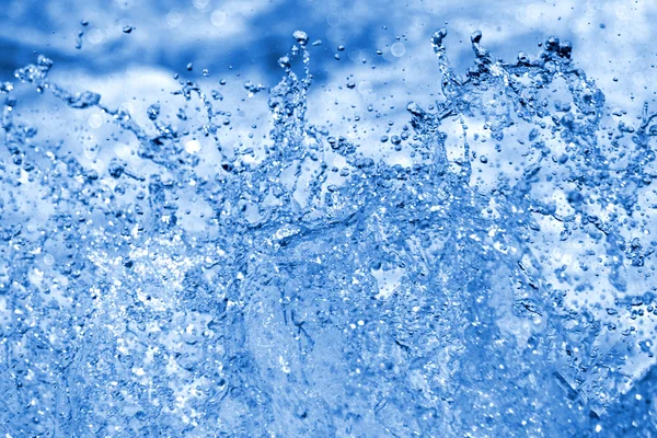 Mavi su arkaplanı — Stok fotoğraf