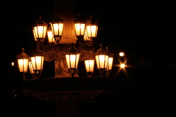 Πράγα στη νύχτα - Ρουντόλφινουμ — Φωτογραφία Αρχείου