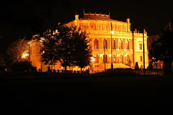 stock image Prague in the night