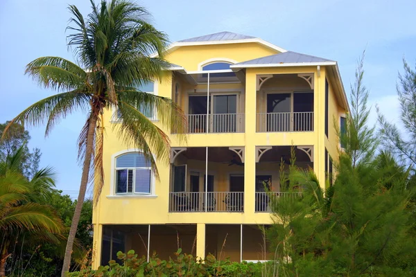 Tropická pláž mansion — Stock fotografie