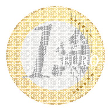 Euro e-payment clipart