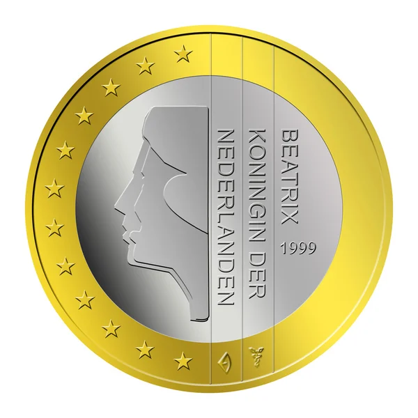 Dutch Euro Coin — Stock Photo, Image