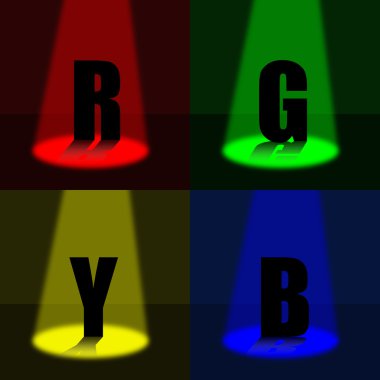 RGBY clipart