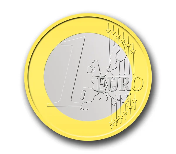 Euro Coin — Stock Photo, Image