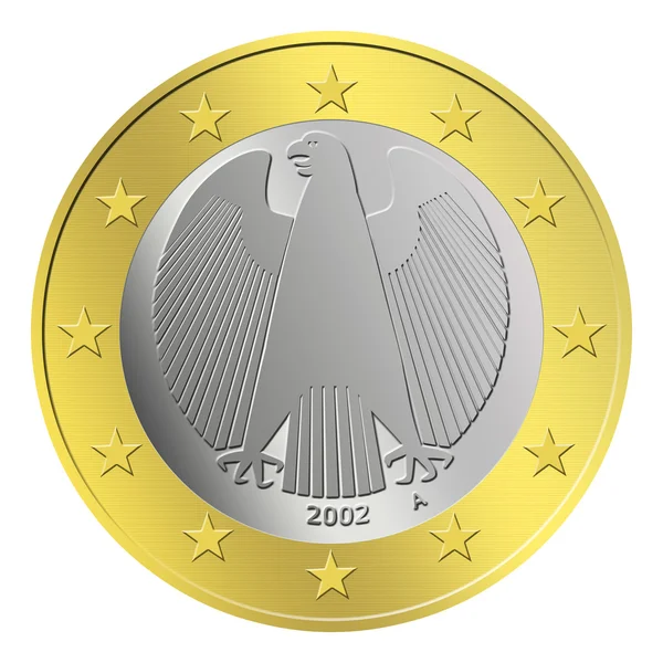German Euro Coin — Stock Photo, Image