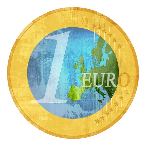 Euro Green Price — Stock Photo, Image