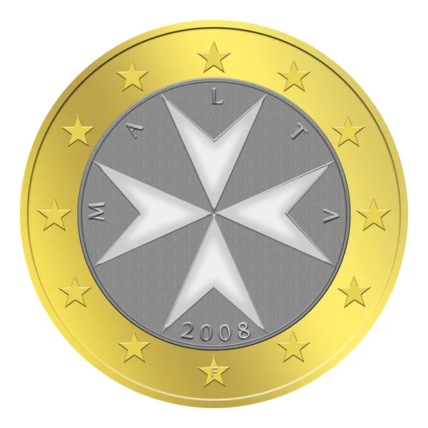 Maltese Euro Coin — Stock Photo, Image