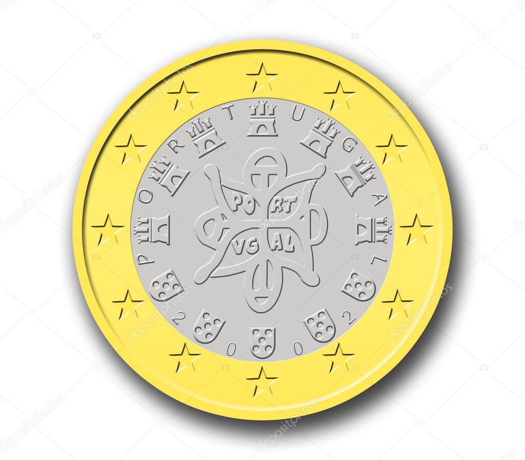 Portuguese Euro Coin — Stock Photo © Memo34 3269115