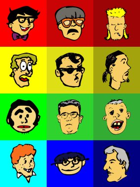 Funny Icons (Avatars) clipart