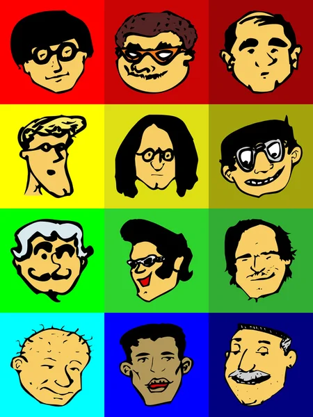 Funny Icons (Avatars) 2 — Stock Photo, Image
