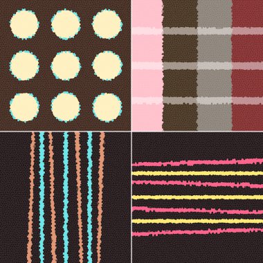 Collage of Textures clipart