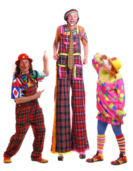 Клоуни — стокове фото
