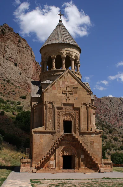 修道院シルクロード時代の旅人、アルメニア ストック画像