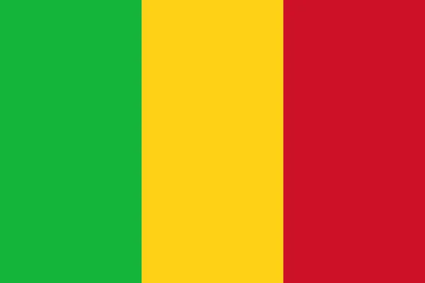 Mali Flag — Stock Photo, Image