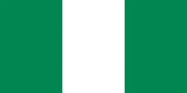 Nijerya bayrağı — Stok fotoğraf